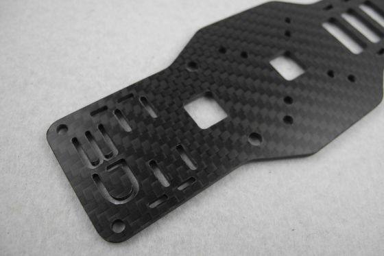Customize Carbon Fiber CNC Service, High Performance Carbon fibre Chassis,±0.10mm Tolerance