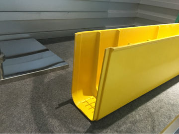 Super strength Fiberglass Profiles Curbstone Yellow used in Auto / Motor Cyle Exhaust Canister Cover