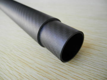 Conical Type 3K Carbon Fiber Telescopic Tubes / Rod Use In Ship Mast