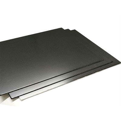 Anti Ultraviolet Radiation Carbon Fiber Sheet 50 x 100 Cm Thickness 1.5 Mm 0.059"