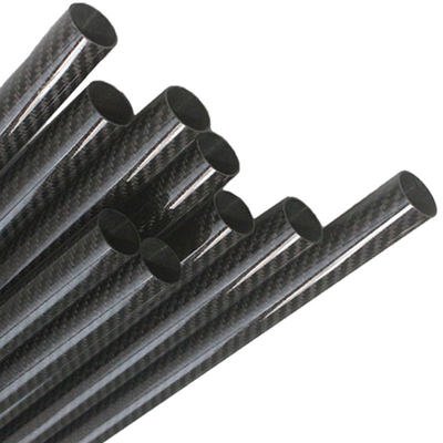 High Strength Matte Carbon Fiber Round Tube Glossy 3K High Modulus 0.5mm