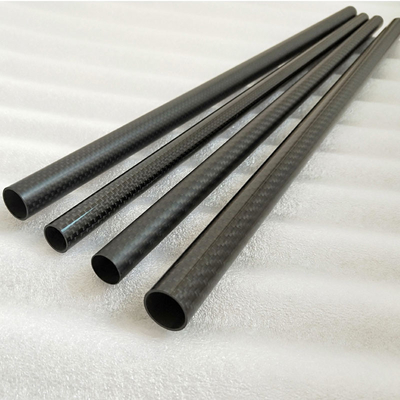 3K Twill Carbon Fiber Rod Roll Wrapped Hollow Round Tube