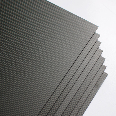 200x300x2mm Glossy Surface Carbon Fiber Plate 3K Plain Weave Panel Sheet