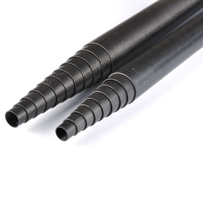 Adjustable Length Telescopic 3K Carbon Fiber Pole Reach High For Various Purposes
