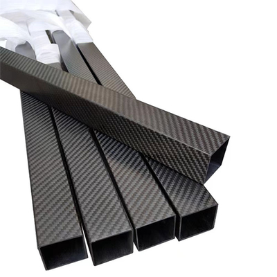 Industrial 15MM Square Carbon Fibre Tube Excellent Structural Performance