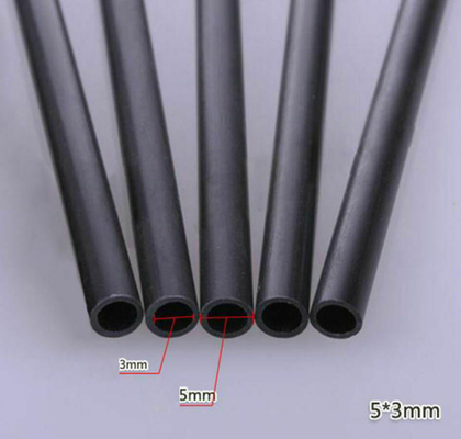 Round Carbon Fiber Tube 1.8mm 2mm 3mm 4mm 5mm 6mm OD 200mm 400mm Long