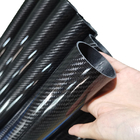 100% Customized Glossy Matte 3K Weave Carbon Fiber Round Tube
