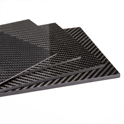 Carbon Fiber Plating - 100mm x 250mm x 3mm - 3K Carbon Fiber Plate High Gloss Finish