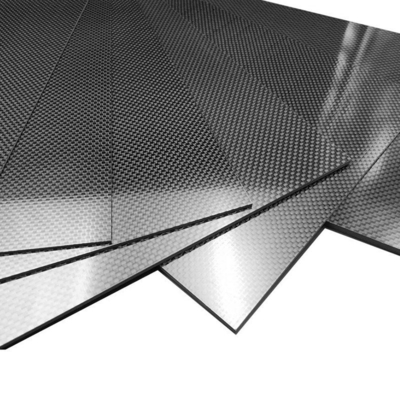 Carbon Fiber Sheets Carbon Fiber Plate Twill Weave Carbon Fiber Panel Glossy Finish (200 X 300 mm or 7.8 X 11.8 Inches)