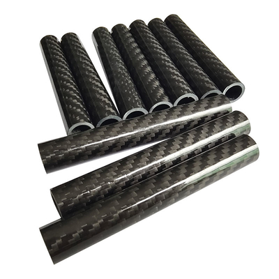 500mm 19.6 Inches 28mm X 30mm X 500mm 100% Pure Tube With Carbon Fiber