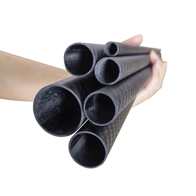 500mm 19.6 Inches 28mm X 30mm X 500mm 100% Pure Tube With Carbon Fiber