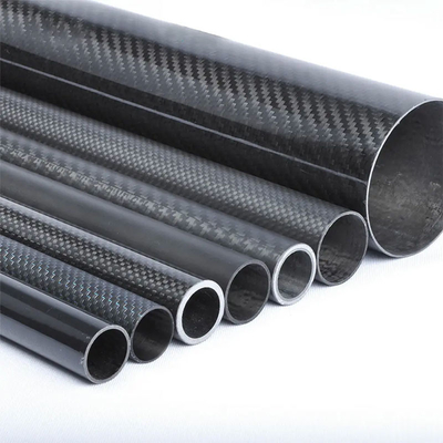 High Strength Epoxy Resin 3K Roll Wrapped Carbon Fiber Tube for Drone Frame