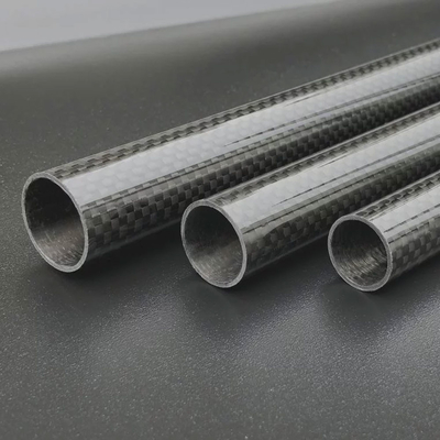 High Strength Epoxy Resin 3K Roll Wrapped Carbon Fiber Tube for Drone Frame