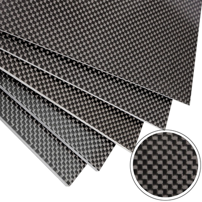 High Quality 1000 mm x 1000 mm x 1.5 mm Thick Carbon Fiber Plate