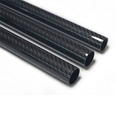 High-Performance Carbon Fiber Tube: 3K Glossy Surface Carbon Fiber Tube Length 1000mm