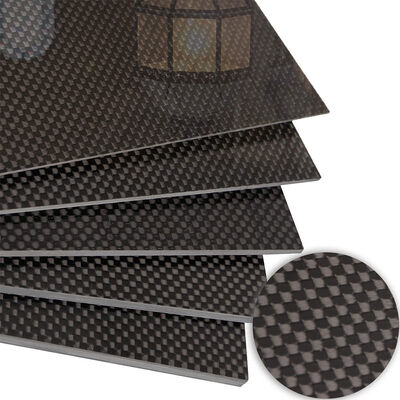 Corrosion Resistant Customized Thickness Carbon Fiber Plate with Precision CNC Processing