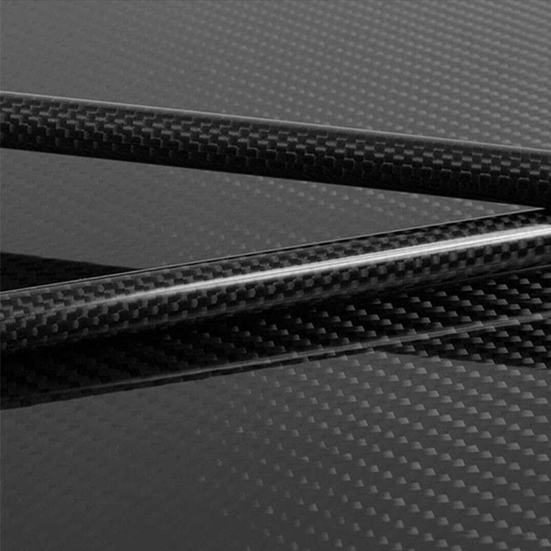 100% Customized Glossy Matte 3K Weave Carbon Fiber Round Tube