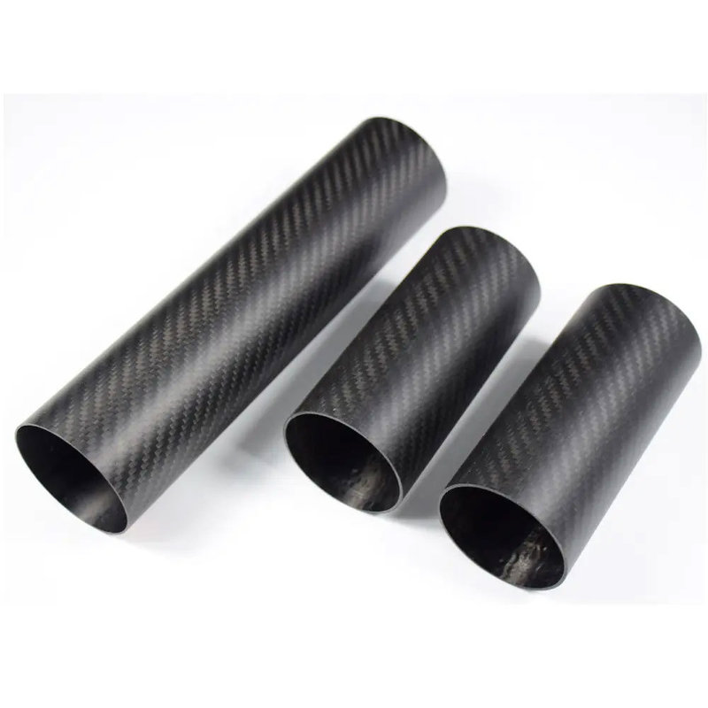 Lightweight Carbon Fiber Tube with Custom Thickness and High Strength-to-Weight Ratio for Aerospace and Robotics