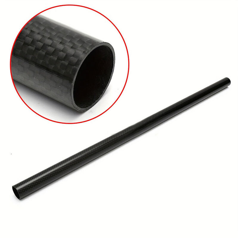 Length 500mm High Composite Carbon Fiber Tube Hardness Material 3K Matte Twill Weave